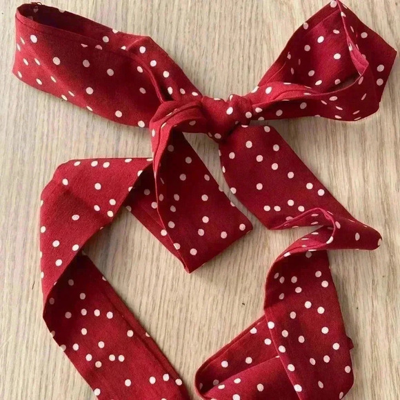 🆕Boho Trendy Floral Blooming Wine Abstract Dot Smocked A-Line Dress S🆕 - Picture 10 of 12